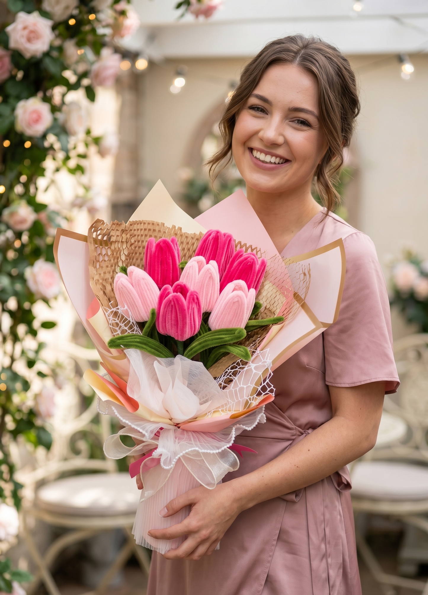 Tulip Luxxe – Premium Artificial Flower Bouquet
