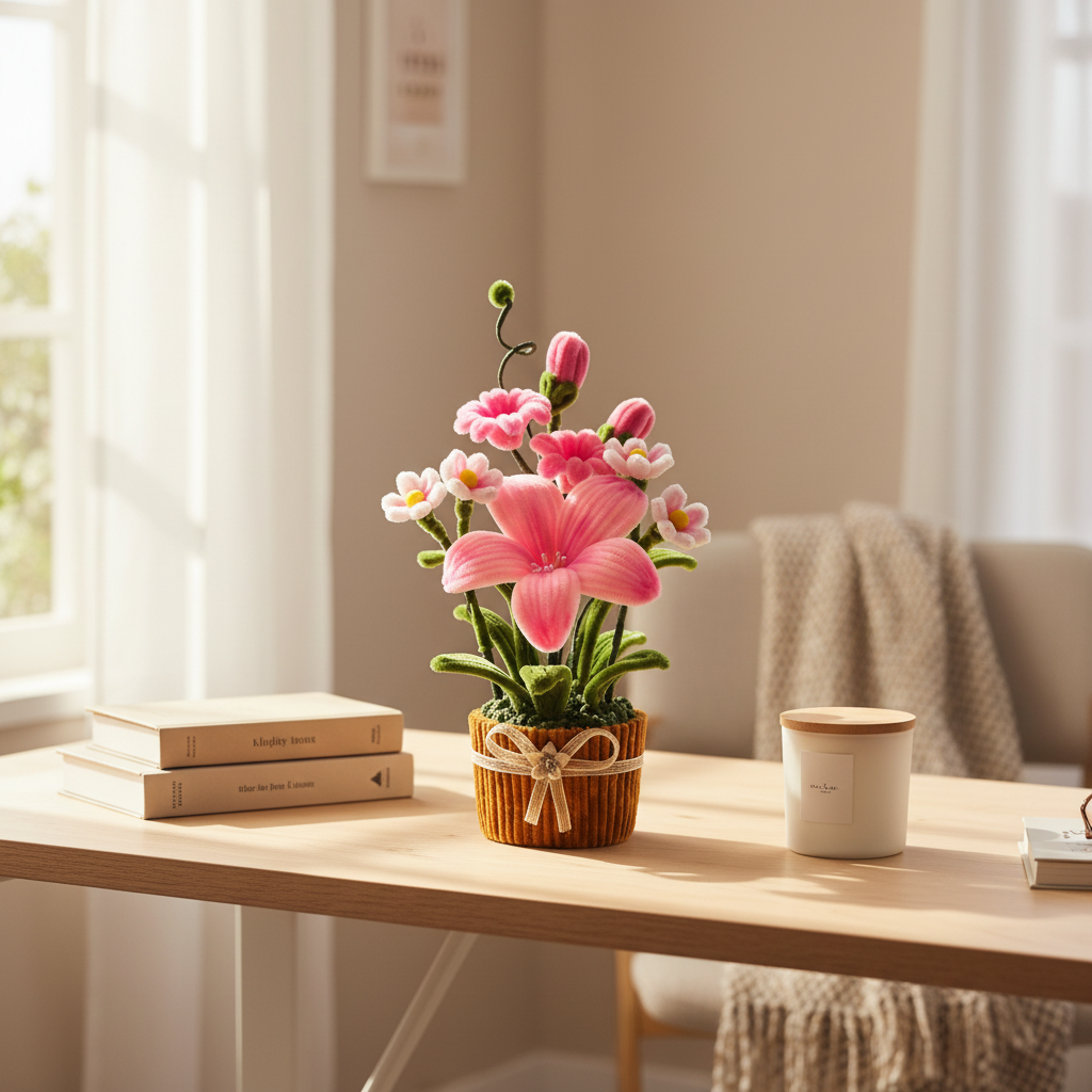 Pink Blossom Pot