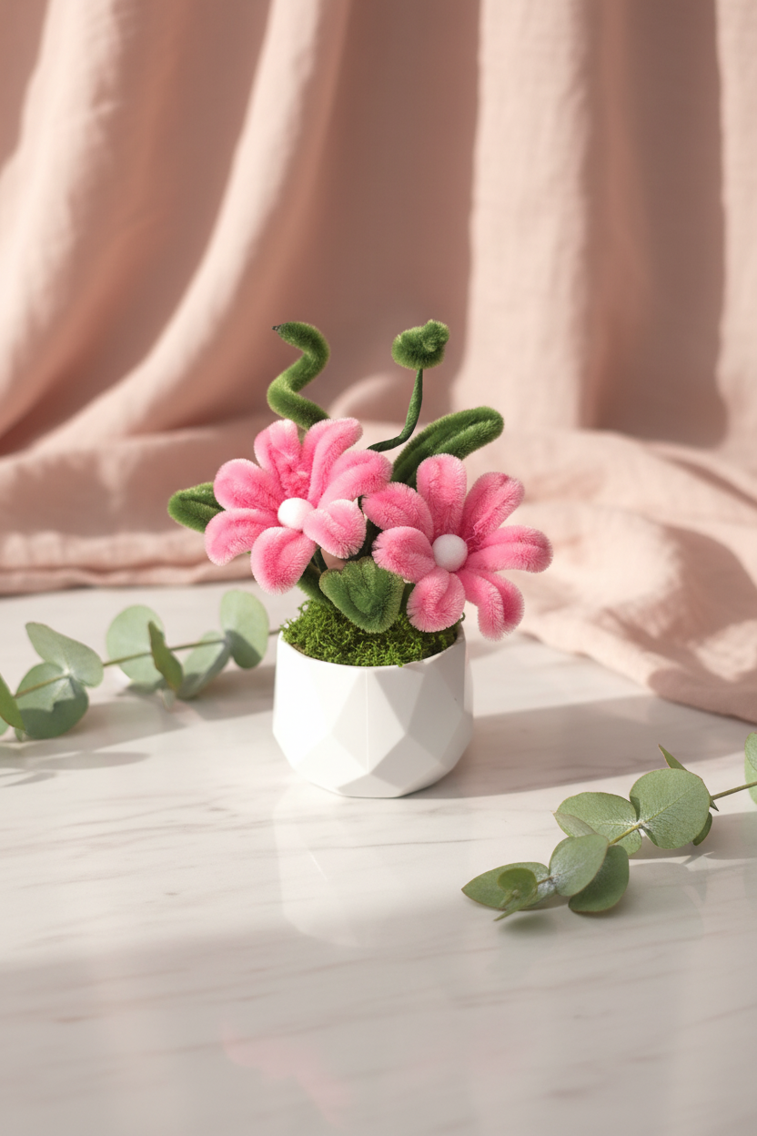 Pink Chenille Lifestyle