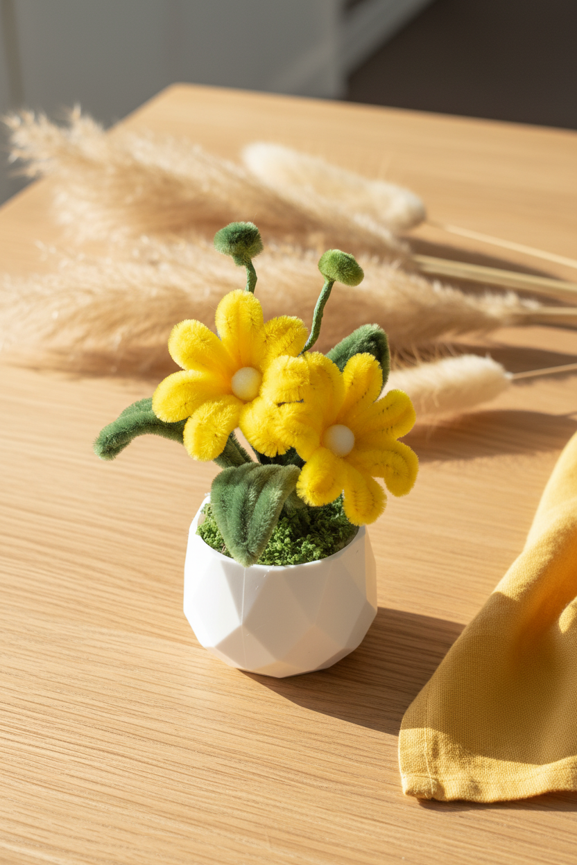 Yellow Chenille Lifestyle
