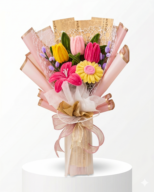 Morning Cheer – Premium Artificial Flower Bouquet