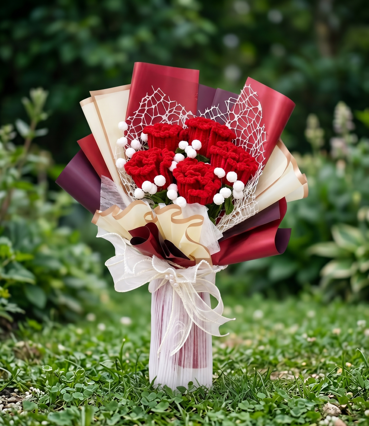 Velvet Rose – Premium Artificial Flower Bouquet