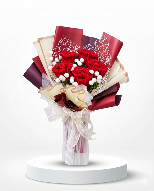 Velvet Rose – Premium Artificial Flower Bouquet