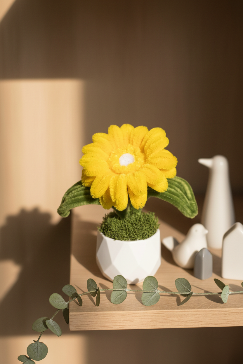 Citrine Gerbera home décor lifestyle
