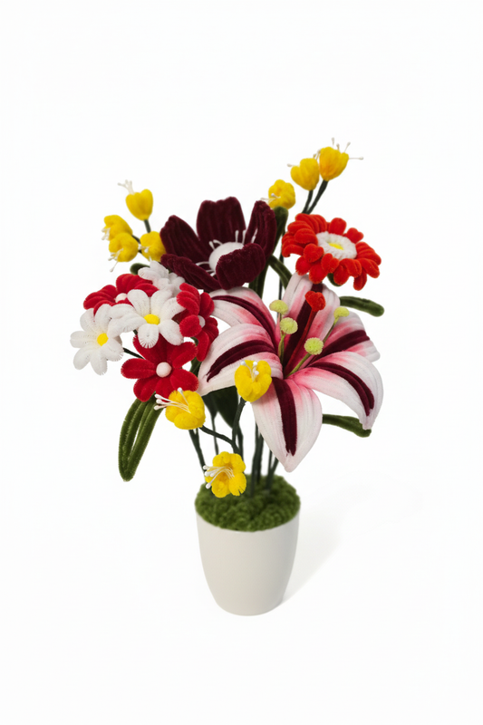 Velvet Meadow Flower Vase