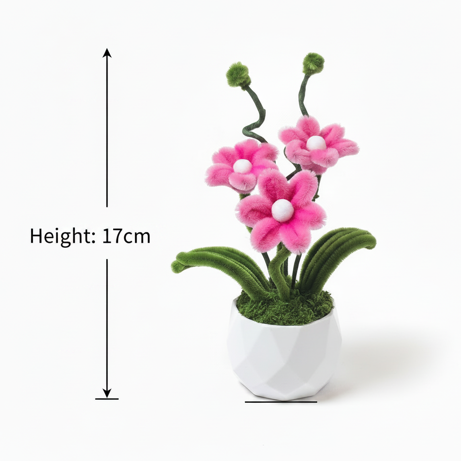 Sweet Pink Daisy Mini Pot