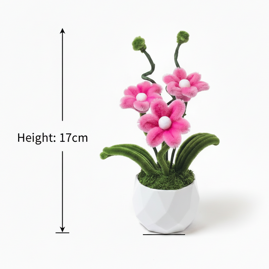 Sweet Pink Daisy Mini Pot