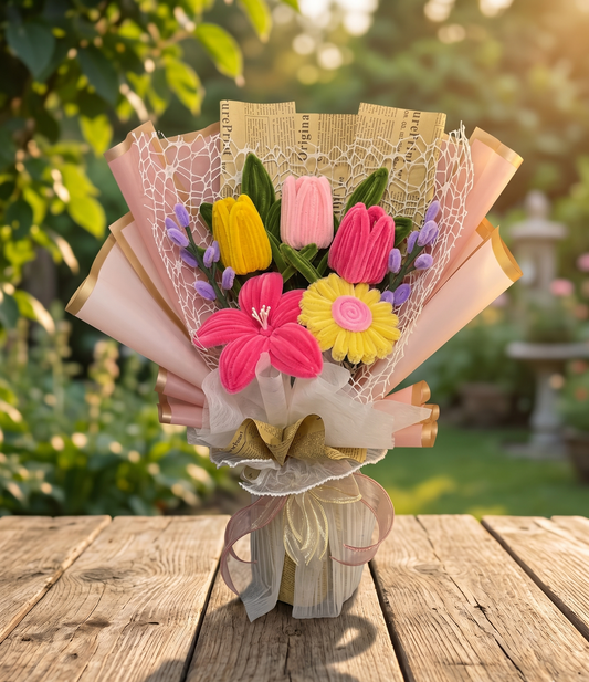 Morning Cheer – Premium Artificial Flower Bouquet