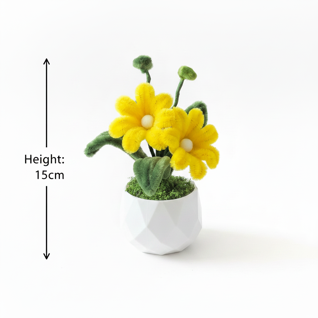Yellow Height 15cm